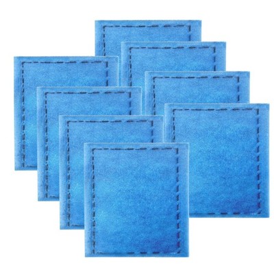 8 Pack Rite Size C Aquarium Filter Cartridges Compatible with 8 Pack, Blue 