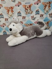 27in Aurora World Husky Wolf Plush Dog Stuffed Animal Pillow Plush