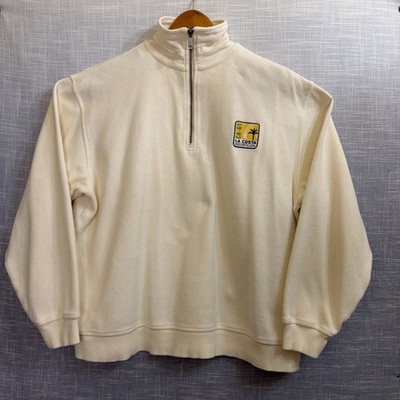 Vintage Golf Sweat Shirt La Casta Spa & Resort 1/4 Zip G Gear For Sport Size L