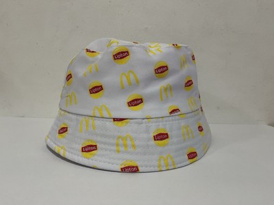McDonalds Lipton - Bucket Head Fischerhut Mütze Anglerhut Cap - Festival - NEU