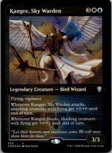 Kangee, Sky Warden (Foil Etched) - Commander Legends