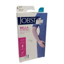 Jobst Bella Strong 20-30 mmHg Size 4 Beige Long Compression Arm Sleeve #102344