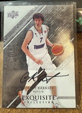 2013-14 Exquisite Collection Rookie Autographs #R14 Sergey Karasev Auto Card /75