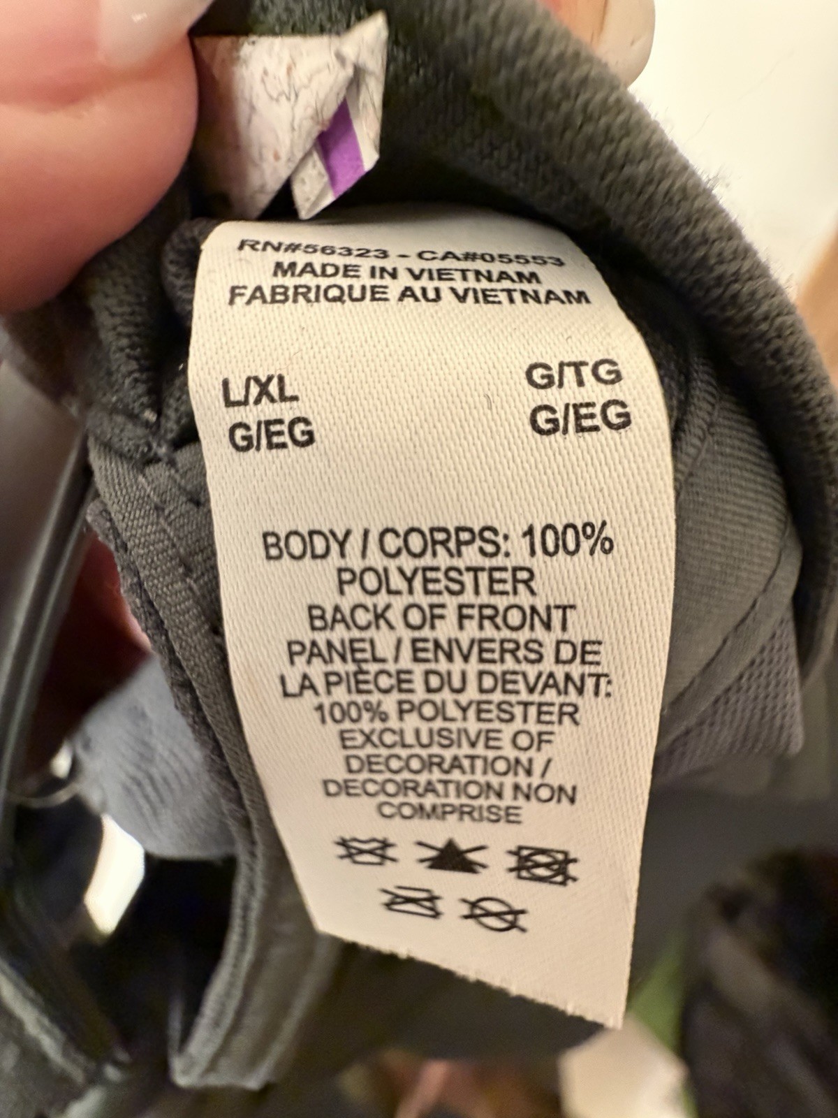 Nike Dry Fit Club Cap Hat Adjustable L/XL Lightweight Gray thumbnail 6