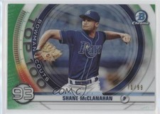 2020 Bowman Scouts Top 100 Chrome Green Refractor 71/99 Shane McClanahan no9