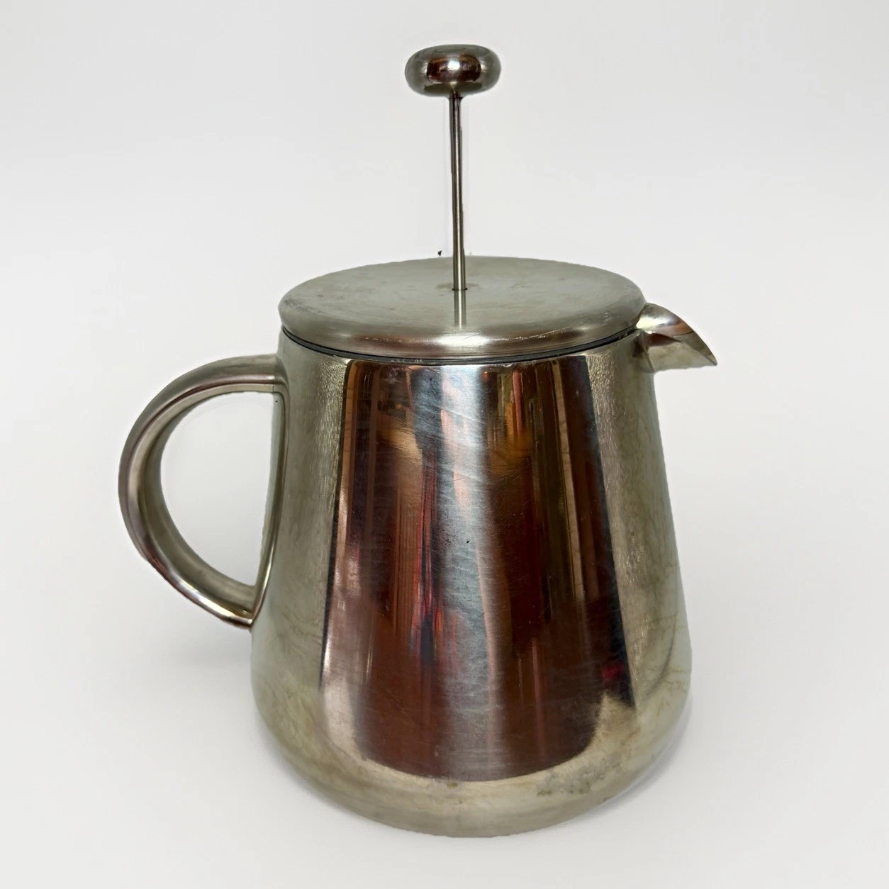 Vintage IKEA ANRIK Coffee French Press Teapot Stainless Steel 8 Cup 16784 HTF