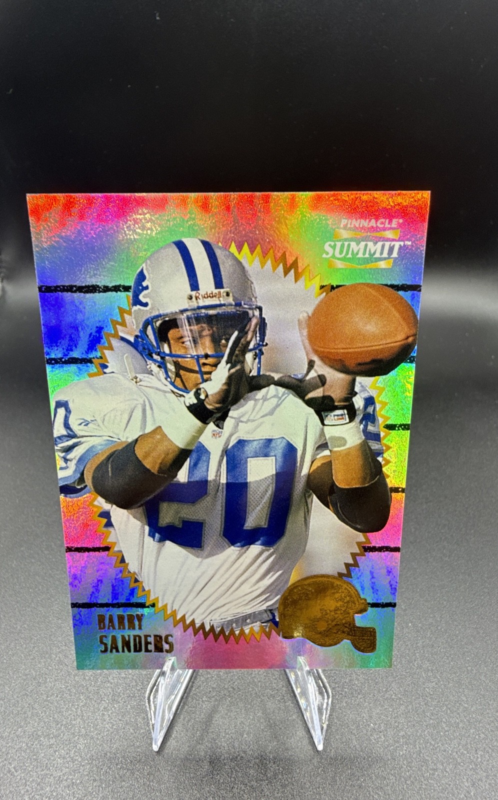 1996 Pinnacle Summit - Barry Sanders #48 Premium Stock