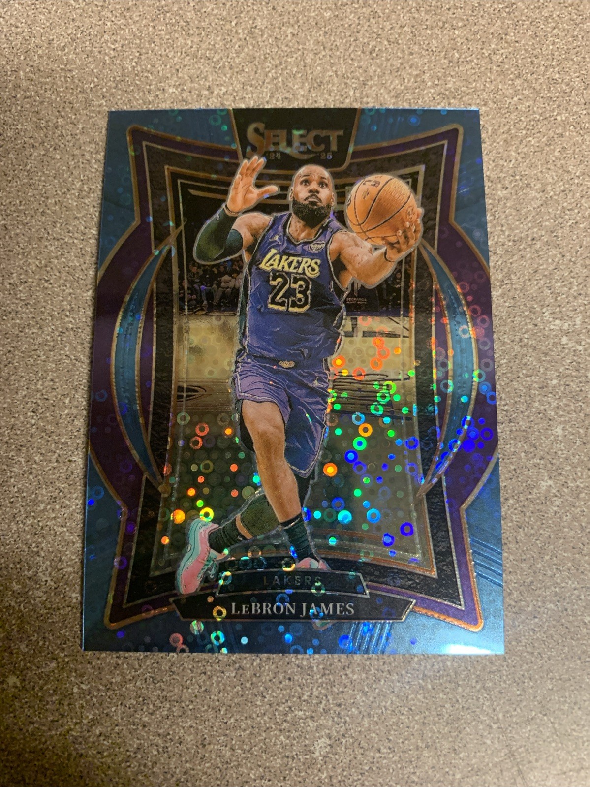 2024-25 Panini Select - Concourse LeBron James #54 Light Blue Disco Prizm /99