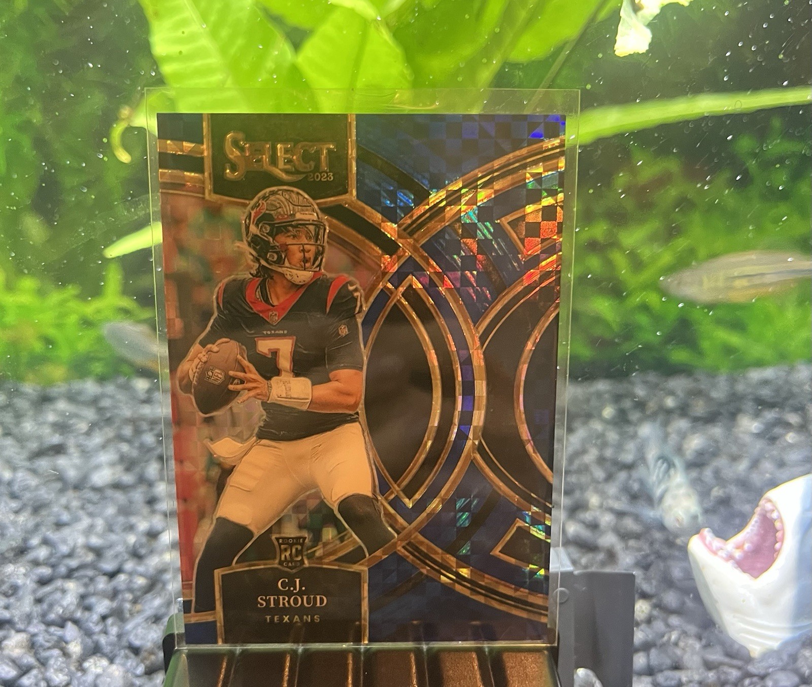 2023 Panini Select CJ Stroud Premier Level Blue Prizm ROOKIE /149 