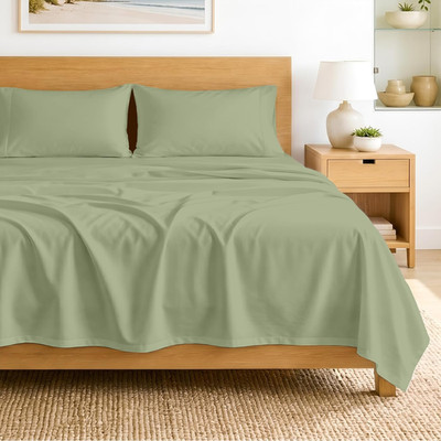 100% Egyptian Cotton Sheets King Size   600 Thread Count Sheets Set Soft, Coolin