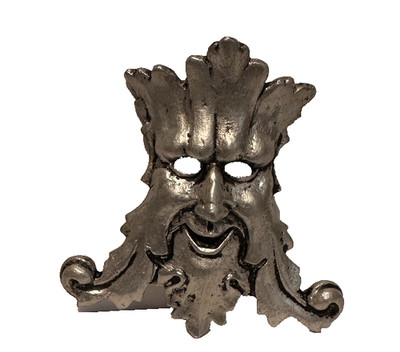Vintage 1978 James Lane Casey Pewter Green Man Pendant Renaissance Fantasy Art
