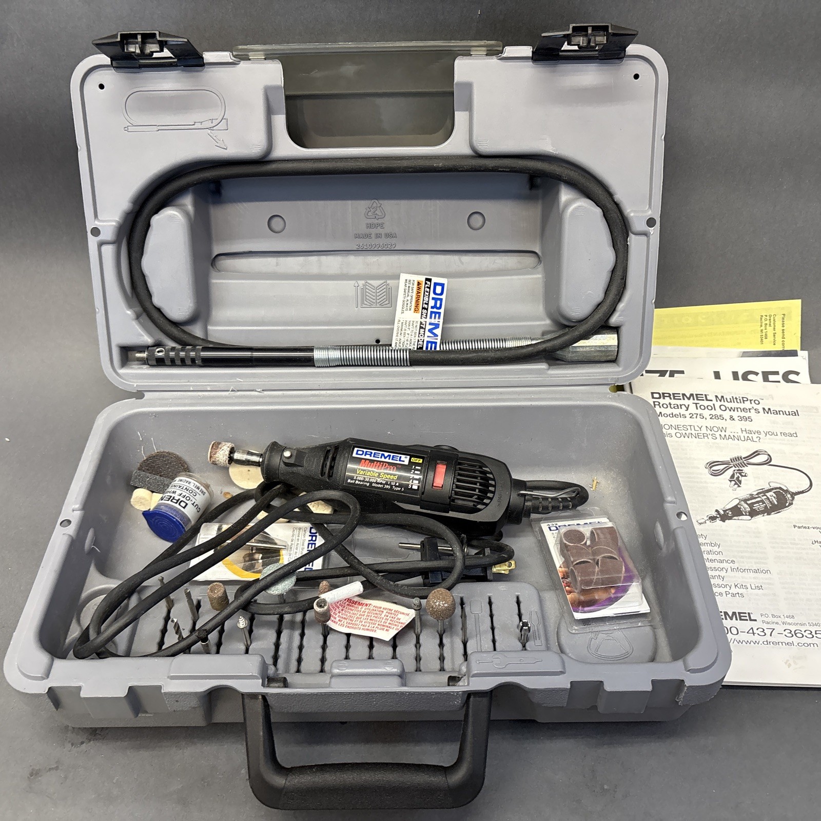 Dremel Multipro 395 Type 5 Rotary Tool Kit with Accessories
