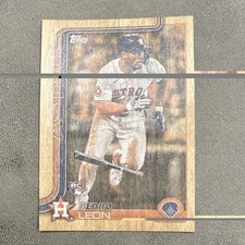 Topps 2025 Series 1 Pedro Leon Rookie #30 Serial Numbered 21/25 Astros