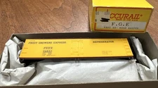 Accurail HO Kit #4802 40’ Wood Reefer Fruit Growers Express FGEX 34833 NOS NY