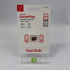 New SanDisk GamePlay microSD 512GB Express Card SDSQXFN-512G-AW6GN
