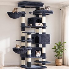 Cat Tree, 74 inches Multi-Level XL Large Cat Tower for Indoor Cats with Three...