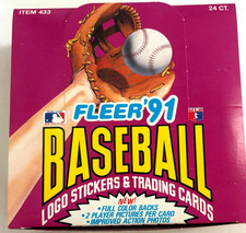1991 FLEER BASEBALL CELLO BOX ( CASE FRESH )