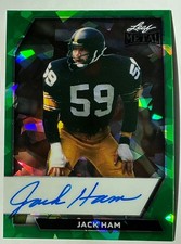 2026 Leaf Metal Jack Ham Auto Autograph Crystal Green On Card #d 4/4