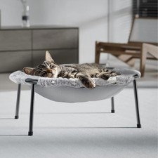 New Elevated Cat Bed Glow-in-The-Dark Fabric Hammock Bed for Large Indoor Cats