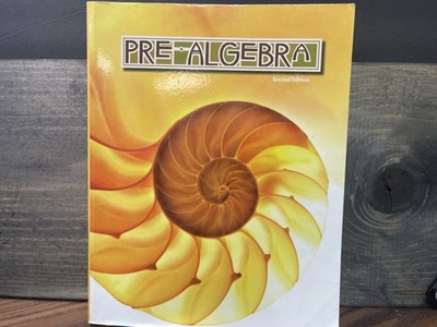 Pre-Algebra Student Text second ed
