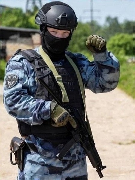 Russian OsNaz OMON Field Summer Rosgvardiya Moss-2 Suit + Cap