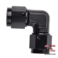 Female to Female 90 Degree Low Profile Swivel Coupler Union 6AN 90 degree