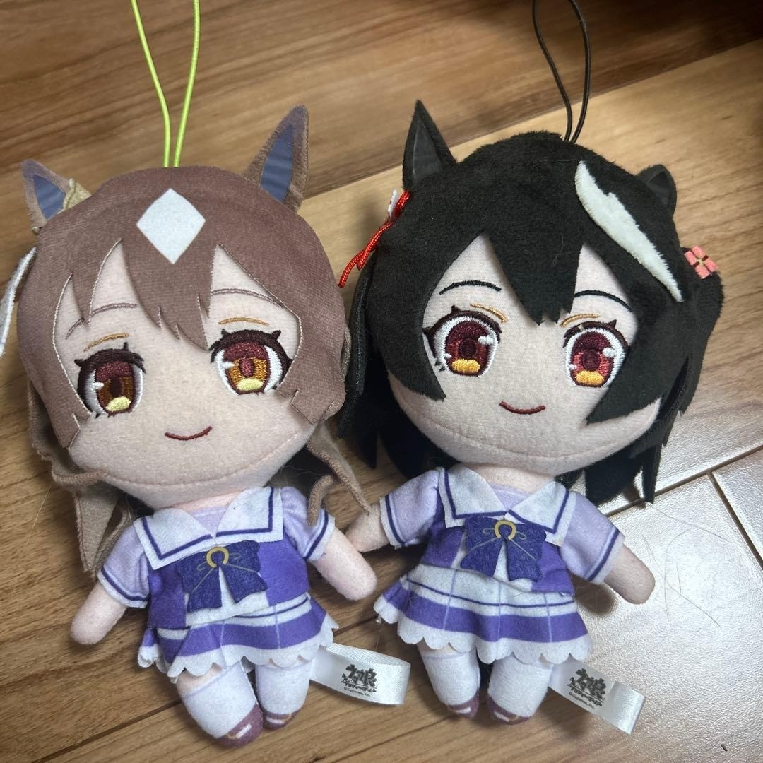 Uma Musume Kitasan Black Satono Diamond Regular Plush Set