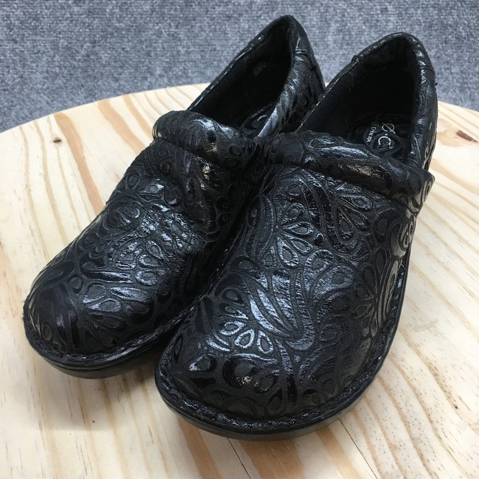 Boc Born Concepts Zapatos Mujer 8 M Peggy Zuecos Estampado Paisley Negro Informal BC3630 Foto 3 de 4