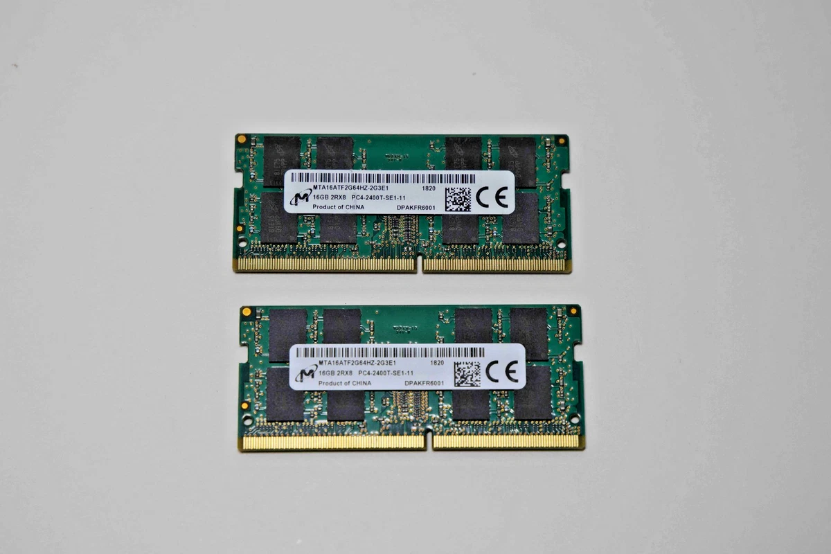 Micron DDR4 SDRAM 32 GB Total Capacity Memory (RAM) for sale | eBay