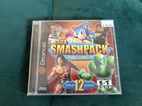 TESTED Sega Dreamcast Console Bundle + 2 Controllers, 2 Blue VMUs, 5 Games