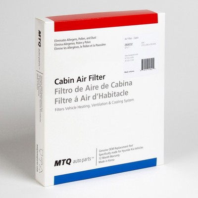 Cabin Air Filter for 2022-26 Select Hyundai Kia Genesis 97133-N9100, 97133-L1000