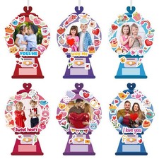 Sereliy 24 PCS Valentine's Day Picture Frame 5.9 x inches, Bubble
