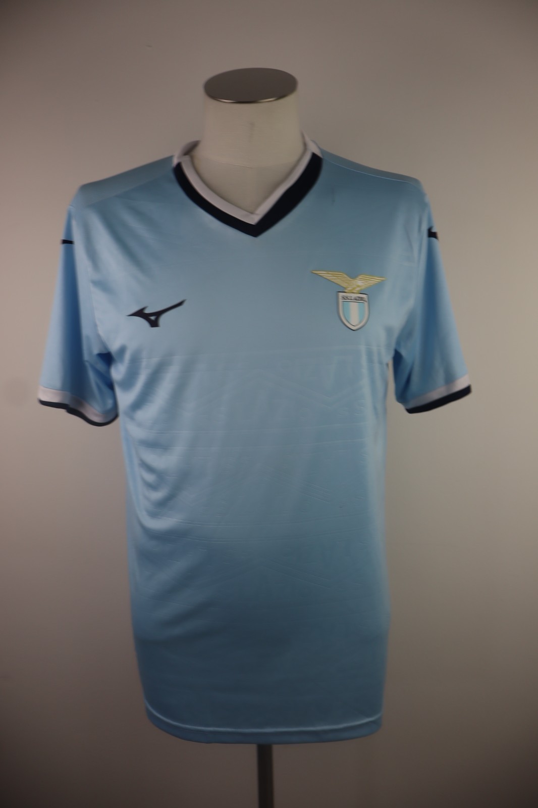 Mizuno Lazio Soccer Jersey Man Size M Sport Vintage Castellanos
