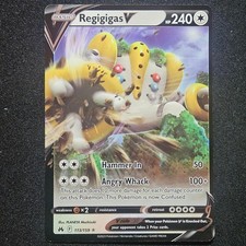 Pokemon REGIGIGAS V 113/159 CROWN ZENITH Holo