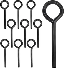 Sliverdew 5/32 Inch Allen Wrench Keychain Standard Hex Dogging Key with Full Loo