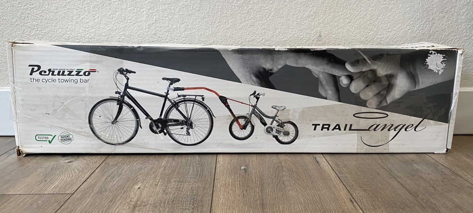 Peruzzo Trail Angel 10&rdquo;-20" Child Bike Tow Bar (keep the front wheel) Red