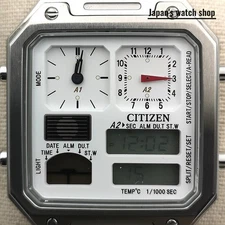 CITIZEN COLLECTION RECORD LABEL THERMO SENSOR JG2120-65A Unisex Watch New in Box