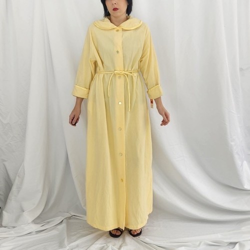 80s Deadstock Yellow Robe