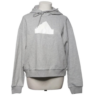 Adidas, Kapuzenpullover, Größe: 36/38, The Brand With The 3 Stripes, Grau #OMn