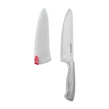  8-inch Stainless Steel Chef Knife with Self-Sharpening Sleeve