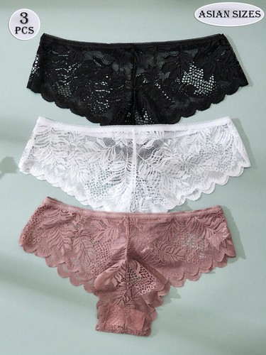 3 pack ladies briefs with low waist and floral design for every day cheap24 - Picture 5 of 12