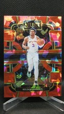 KELDON JOHNSON 2024 PRIZM RED CRACKED ICE CONCOURSE LEVEL SPURS