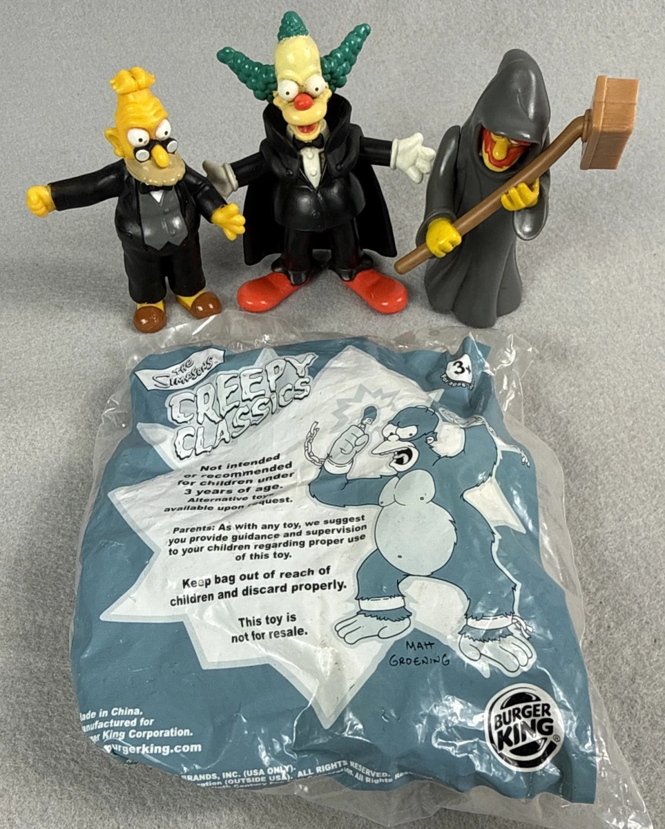 Burger King The Simpsons Fast Food Premiums for sale - eBay