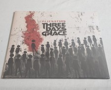Three Days Grace Alienation Red Splatter Vinyl LP With Autographed Insert
