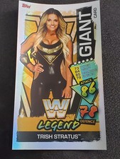 Trish Stratus 2021 Topps WWE Slam Attax Giant Oversized UK Exclusive Card #OV8