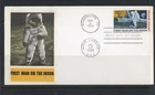 USA 1969 SG 1358 First Man on  the Moon Space Dual Cancel  FDC