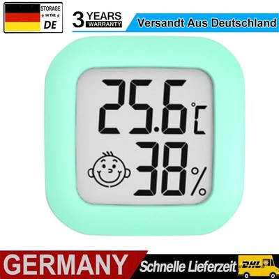 Electronic Thermometer Hygrometer LCD Digital Temperature Humidity Meter (Green)