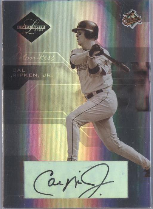 Tony Gwynn 2005 Leaf Limited Legends Signature Auto 直筆サイン 10 
