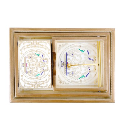 Wooden Kitchen Combo Set: Tray, Tissue Holder, Cutlery Holder Big and Small Tray