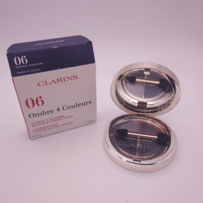Clarins Ombre 4 Coulors 4 Eyeshadows Intense Long Lasting 06 MIDNIGHT GRADATION 